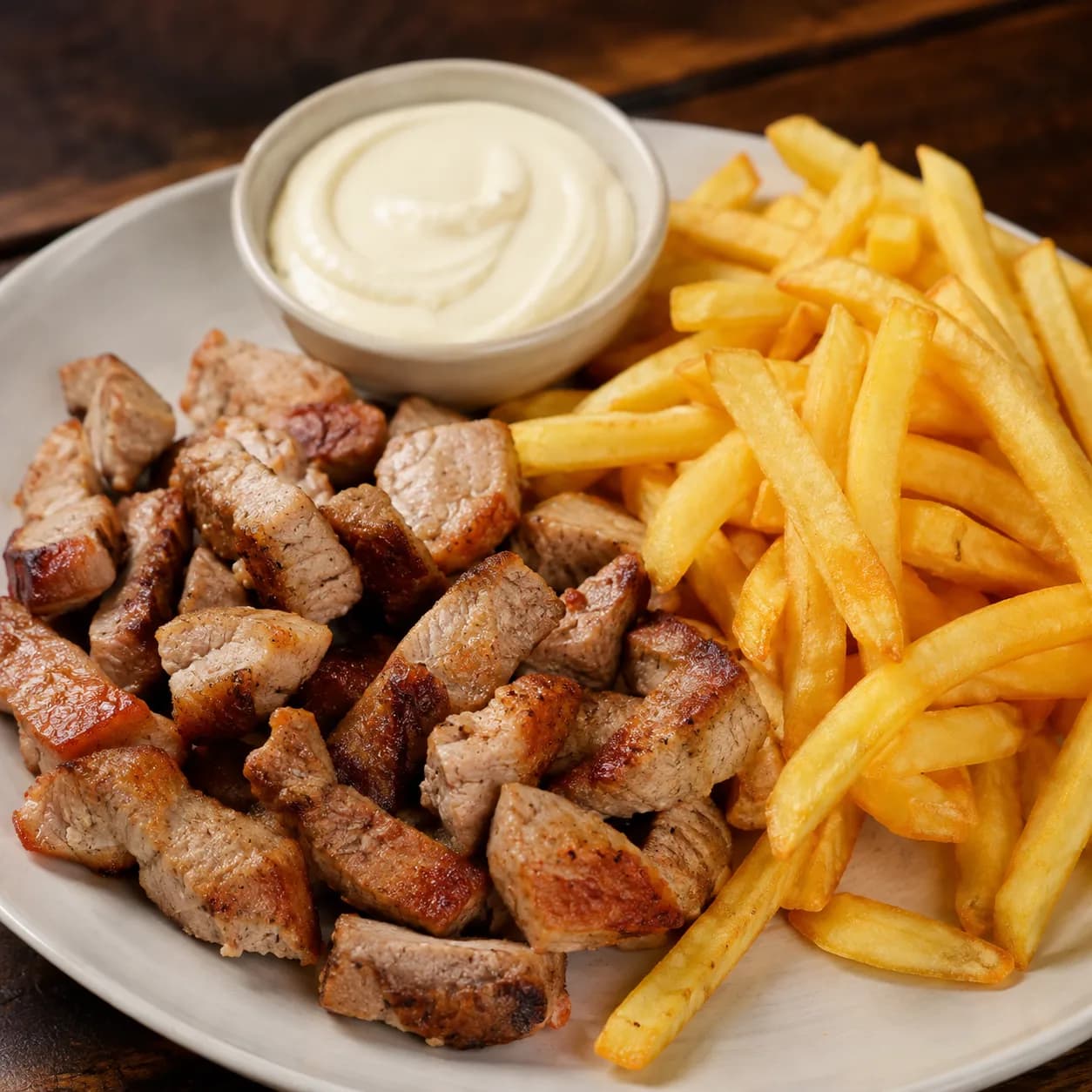 Lombo c/ Fritas e Requeijão